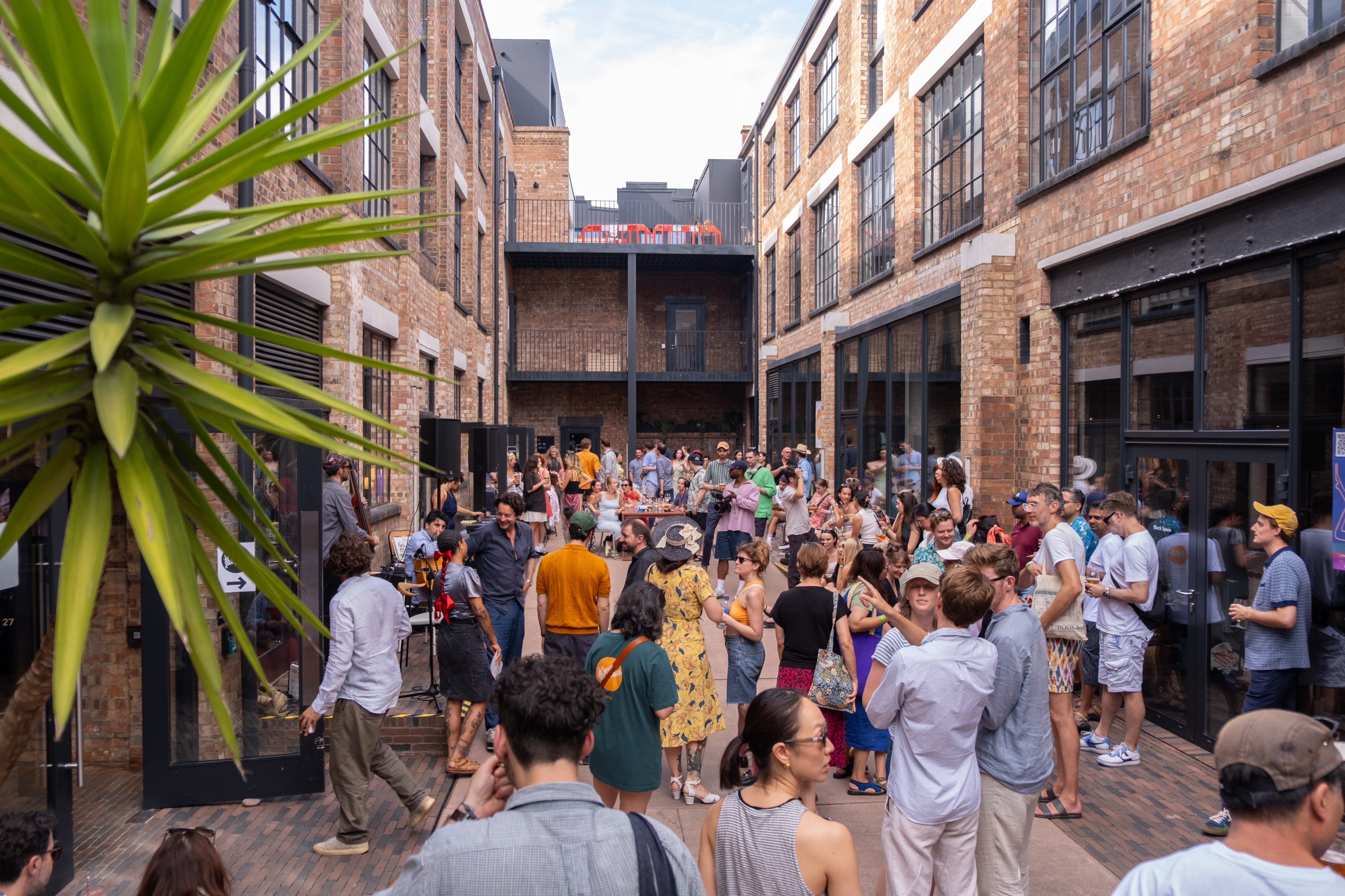 Attendees of De Jazz Festival at The Block